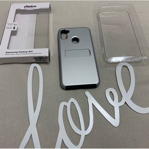 Samsung Galaxy A11 KICK | Dual-Layer Protective Kickstand Case Metro by T-Mobile